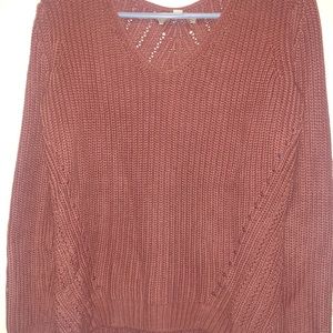 Mauve colored sweater